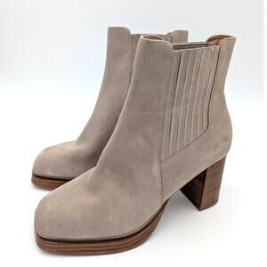 Splendid Andromeda Chelsea Boots Square Toe Women's Stone Size US8.5M EU39